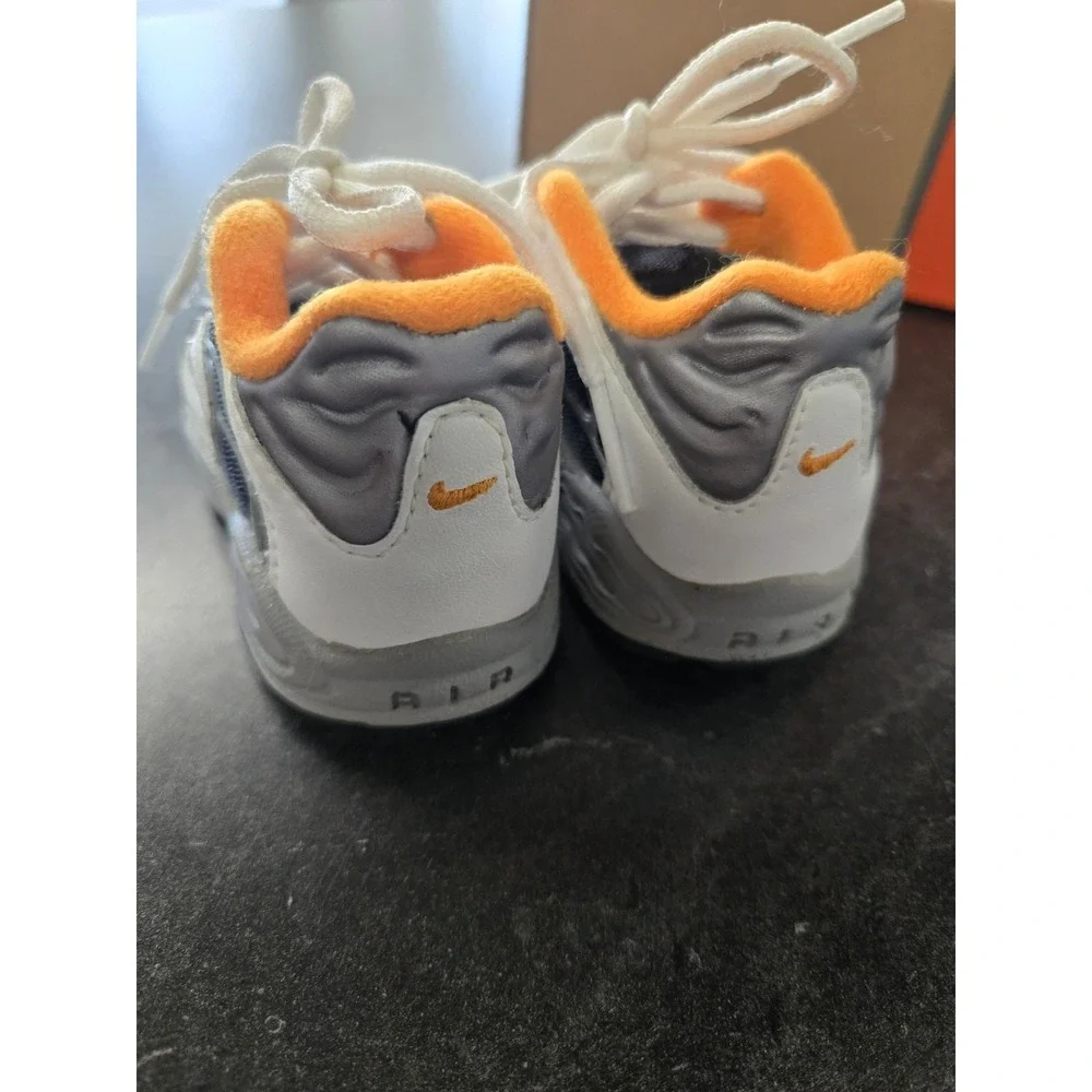 Nike Little Air Max Vintage 1999 Black White Orange Sneakers 850182-002 2.5C
